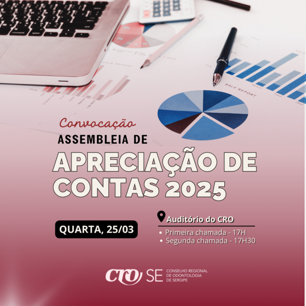 CRO-SE convoca para Assembleia de Prestação de Contas 2025