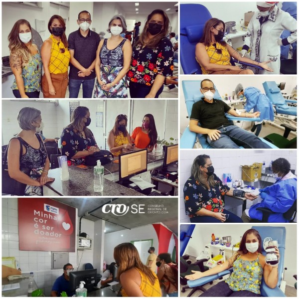 Conselheiros do CRO-SE realizam Dia D de Doação de Sangue no Hemose