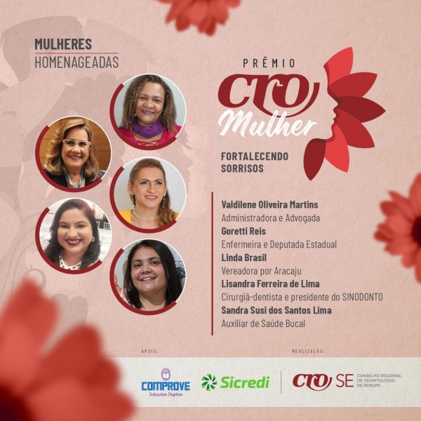 Conheça as cinco homenageadas da primeira edição do Prêmio CRO Mulher