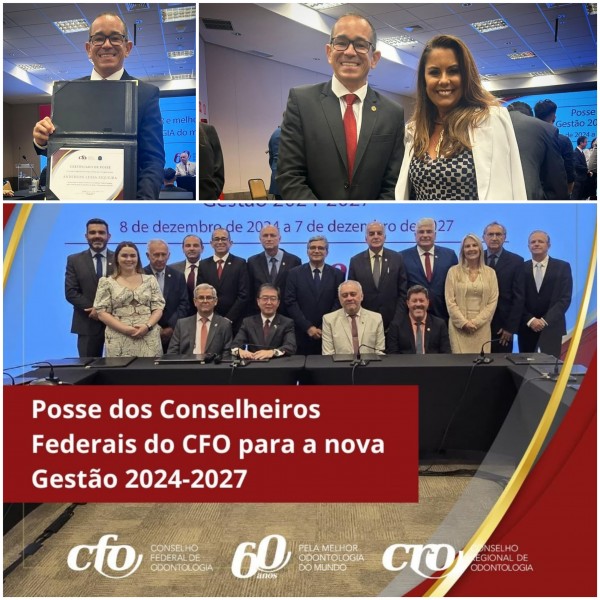 CFO empossa novos Conselheiros Federais para a Gestão 2024-2027