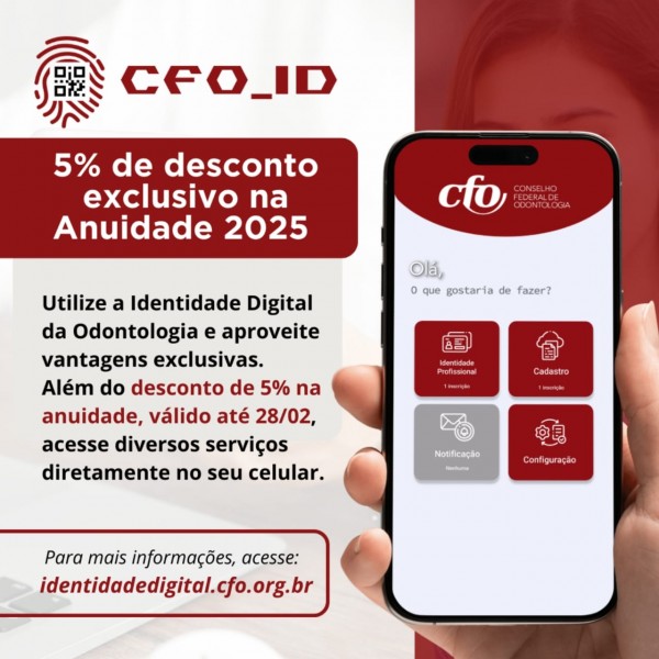 CFO_ID: 5% de Desconto na Anuidade 2025 até 28 de fevereiro