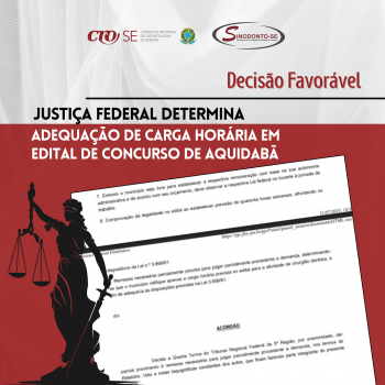 Justiça Federal determina adequação de carga horária de cirurgiões-dentistas em edital de concurso em Aquidabã
