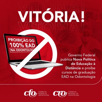 Vitória da classe: MEC proíbe EaD na Odontologia