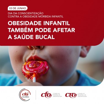 Obesidade infantil: Sistema Conselhos alerta sobre importância da alimentação saudável e de bons hábitos de higiene bucal na infância