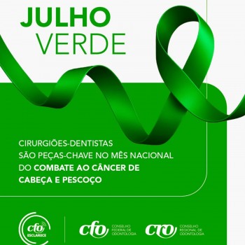 CFO Esclarece: Cirurgiões-dentistas são peças-chave no Mês Nacional do Combate ao Câncer de Cabeça e Pescoço