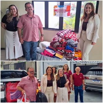 CRO-SE entrega doações arrecadadas na Campanha do Agasalho a instituições beneficentes