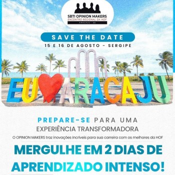 CRO-SE apoia realização do 9º Opinions Makers SBTI em Aracaju nos dias 15 e 16 de agosto